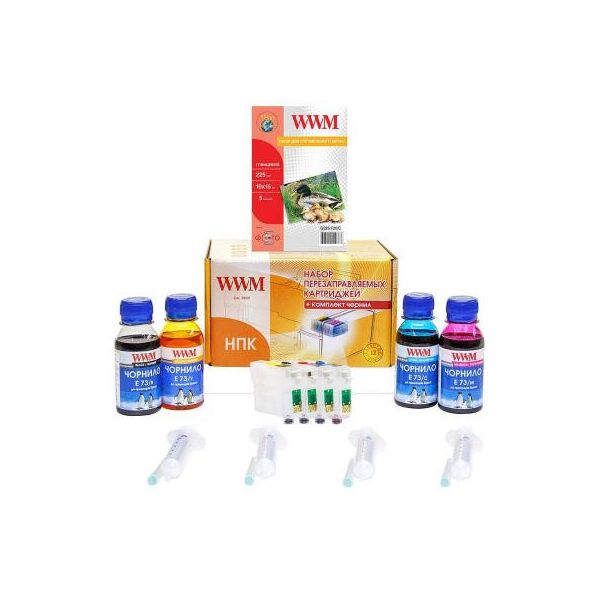 Комплект перезаправляемых картриджей WWM Epson C79/TX200/TX209/ TX400/ TX409 (RC.T073N). 43773
Комплект перезаправляемых картриджей WWM Epson C79/TX200/TX209/ TX400/ TX409 (RC.T073N). 43773