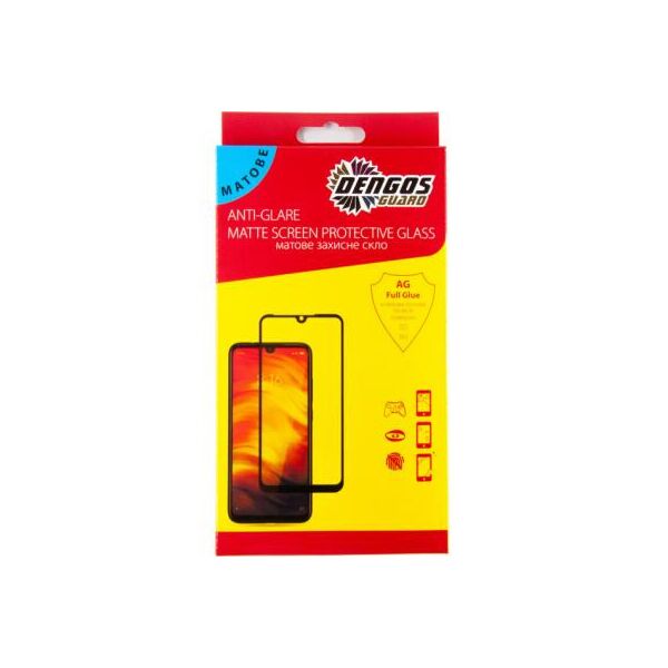 Стекло защитное DENGOS Full Glue Matte Samsung Galaxy A12 (A125), black frame (TGFG-MATT-34)
Стекло защитное DENGOS Full Glue Matte Samsung Galaxy A12 (A125), black frame (TGFG-MATT-34)