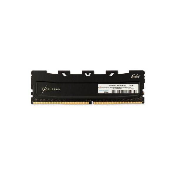 Модуль памяти для компьютера DDR4 16GB 3600 MHz Black Kudos eXceleram (EKBLACK4163618C)
Модуль памяти для компьютера DDR4 16GB 3600 MHz Black Kudos eXceleram (EKBLACK4163618C)