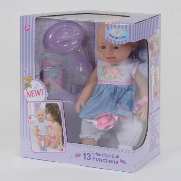 Уценка Кукла Реборн (пупс), девочка "Warm Baby" 13 функций, звуковые эффекты, на батарейках вид 4
Уценка Кукла Реборн (пупс), девочка "Warm Baby" 13 функций, звуковые эффекты, на батарейках вид 4