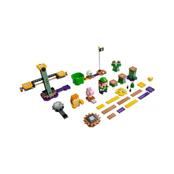 Блочный конструктор lego super mario стартовый набор приключения вместе с луиджи (71387)
Блочный конструктор lego super mario стартовый набор приключения вместе с луиджи (71387)