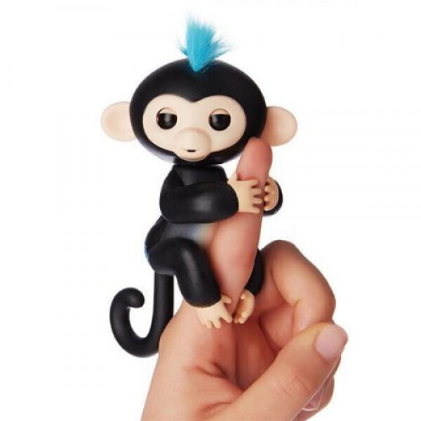 Интерактивная игрушка Обезьяна WowWee Fingerlings Baby Monkey Bella, с датчиками реагируя на любой звук, движение, 5+ обезьянка на палец Черная (27381)
Интерактивная игрушка Обезьяна WowWee Fingerlings Baby Monkey Bella, с датчиками реагируя на любой звук, движение, 5+ обезьянка на палец Черная (27381)