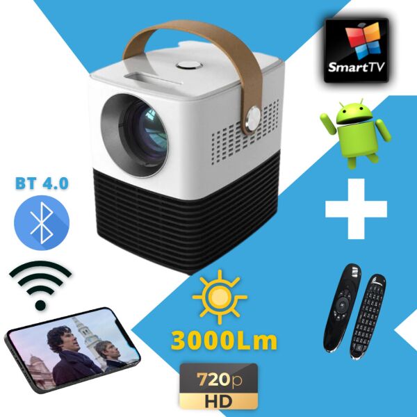 SMART проектор на ANDROID портативный XPRO PANOPLUS ZEBRA (3000 lumen) с подключением к iOS и Android для офиса, домашнего кинотеатра + Тренога 1 метр в комплекте
SMART проектор на ANDROID портативный XPRO PANOPLUS ZEBRA (3000 lumen) с подключением к iOS и Android для офиса, домашнего кинотеатра + Тренога 1 метр в комплекте