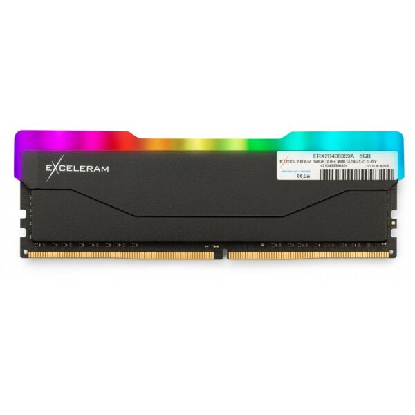 Модуль памяти для компьютера DDR4 8GB 3600 MHz RGB X2 Series Black eXceleram (ERX2B408369A)
Модуль памяти для компьютера DDR4 8GB 3600 MHz RGB X2 Series Black eXceleram (ERX2B408369A)