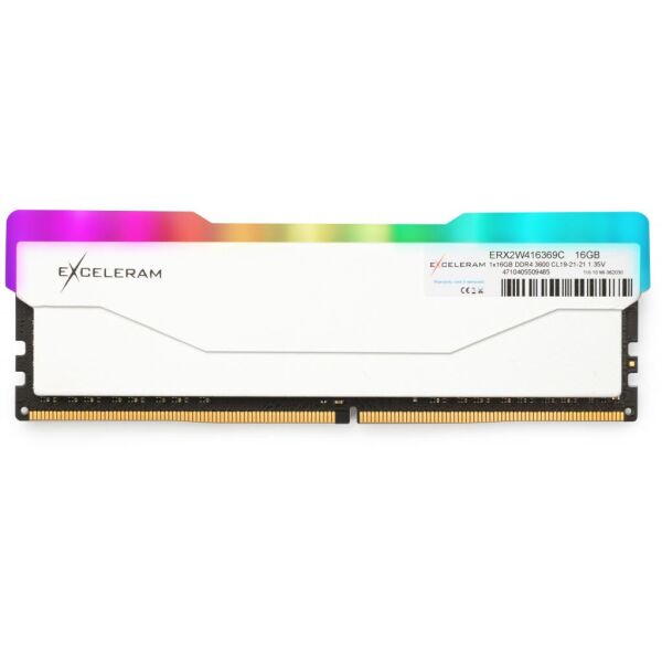 Модуль памяти для компьютера DDR4 16GB 3600 MHz RGB X2 Series White eXceleram (ERX2W416369C)
Модуль памяти для компьютера DDR4 16GB 3600 MHz RGB X2 Series White eXceleram (ERX2W416369C)