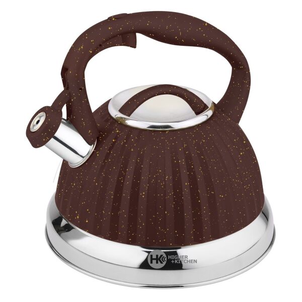 Чайник с гранитным покрытием Higher Kitchen ZP-039 3.5 л, гранитный чайник со свистком для кухни Цвет Кофе
Чайник с гранитным покрытием Higher Kitchen ZP-039 3.5 л, гранитный чайник со свистком для кухни Цвет Кофе