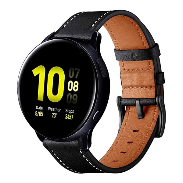Ремешок для Samsung Galaxy Watch Active 2 - черный / Watchbands Standart / ширина крепления 20мм / размер L / кожаный (WB0029STANDART2BLACKA20)
Ремешок для Samsung Galaxy Watch Active 2 - черный / Watchbands Standart / ширина крепления 20мм / размер L / кожаный (WB0029STANDART2BLACKA20)