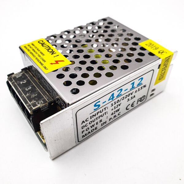 Блок питания перфорированный трансформатор адаптер 12В 42Вт 12V 3.5A 110v/220v Stone 42W металл
Блок питания перфорированный трансформатор адаптер 12В 42Вт 12V 3.5A 110v/220v Stone 42W металл