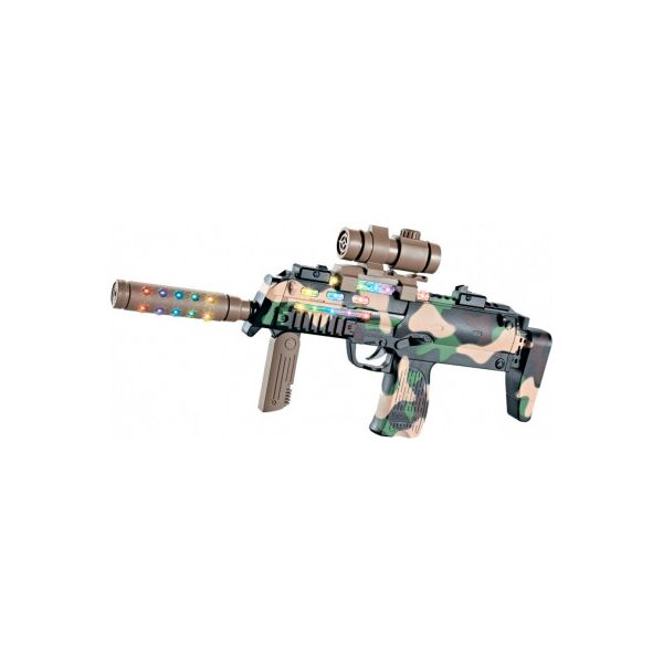 Игрушечное оружие ZIPP Toys Автомат свето-звуковой HK MP7 в наборе с очками, камуфляж/ко (810A)
Игрушечное оружие ZIPP Toys Автомат свето-звуковой HK MP7 в наборе с очками, камуфляж/ко (810A)