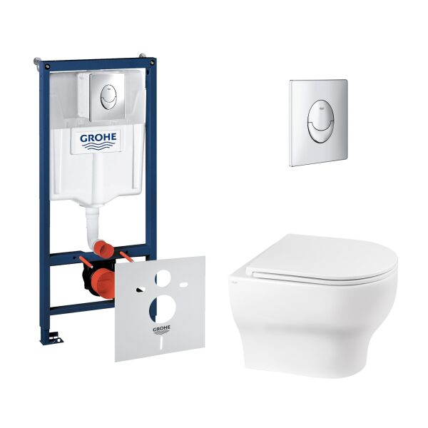 Набор инсталляция 4 в 1 Grohe Rapid SL 38721001 + унитаз с сиденьем Qtap Aries QT0333063ERW
Набор инсталляция 4 в 1 Grohe Rapid SL 38721001 + унитаз с сиденьем Qtap Aries QT0333063ERW