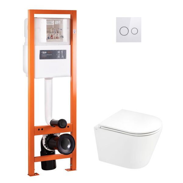 Набор Qtap инсталляция 4 в 1 с панелью смыва Nest (QT0233M370 + QT0211P01V1176W) + унитаз с сиденьем Scorpio QT1433053ERW
Набор Qtap инсталляция 4 в 1 с панелью смыва Nest (QT0233M370 + QT0211P01V1176W) + унитаз с сиденьем Scorpio QT1433053ERW