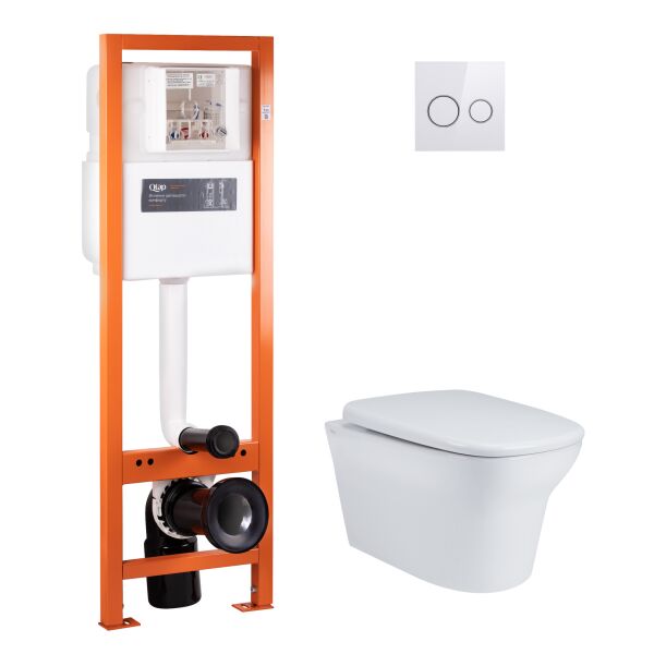 Набор Qtap инсталляция 4 в 1 с панелью смыва Nest (QT0233M370 + QT0211P01V1176W) + унитаз с сиденьем Gemini QT25332614EW
Набор Qtap инсталляция 4 в 1 с панелью смыва Nest (QT0233M370 + QT0211P01V1176W) + унитаз с сиденьем Gemini QT25332614EW
