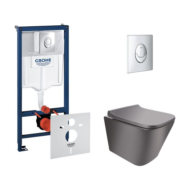 Набор инсталляция 4 в 1 Grohe Rapid SL 38721001 + унитаз с сиденьем Qtap Tern QT1733052ER
Набор инсталляция 4 в 1 Grohe Rapid SL 38721001 + унитаз с сиденьем Qtap Tern QT1733052ER