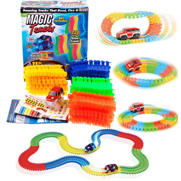 Детская гоночная трасса Magic Tracks 220pcs 11Ft Трек гибкий светящийся Дорога 220 деталей + 1 машинка
Детская гоночная трасса Magic Tracks 220pcs 11Ft Трек гибкий светящийся Дорога 220 деталей + 1 машинка