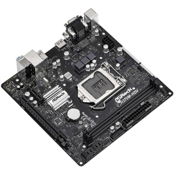 Мат.плата 1151 (H370) AsRock H370M-HDV, H370, 2xDDR4, Int.Video(CPU), 4xSATA3, 1xPCI-E 16x 3.0, 1xPC
Мат.плата 1151 (H370) AsRock H370M-HDV, H370, 2xDDR4, Int.Video(CPU), 4xSATA3, 1xPCI-E 16x 3.0, 1xPC