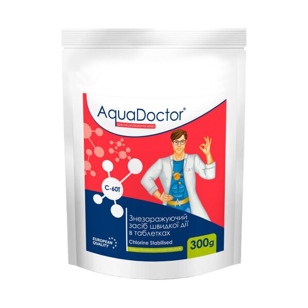 Хлор для бассейна AquaDoctor C-60T в таблетках 1 кг. Шоковый быстрорастворимый
Хлор для бассейна AquaDoctor C-60T в таблетках 1 кг. Шоковый быстрорастворимый