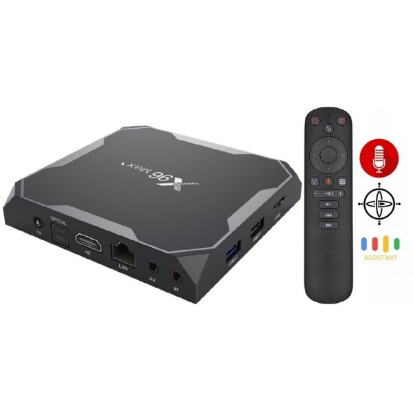 Медиаплеер X96 MAX PLUS (X96 Max+) 4гб 64гб S905X3 Андроид 9 Смарт ТВ Приставка + G50S Аэро пульт с голосовым управлением
Медиаплеер X96 MAX PLUS (X96 Max+) 4гб 64гб S905X3 Андроид 9 Смарт ТВ Приставка + G50S Аэро пульт с голосовым управлением