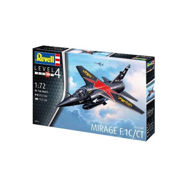 Сборная модель Revell Многоцелевой истребитель Дассо «Мираж» F1. Масштаб 1:72 (RVL-04971)
Сборная модель Revell Многоцелевой истребитель Дассо «Мираж» F1. Масштаб 1:72 (RVL-04971)