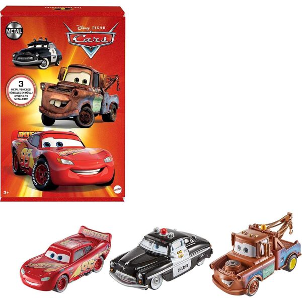 Набор автомобилей Тачки Disney Pixar Cars Lightning McQueen, Sheriff & Mater Молния Маквин, Шериф и Мэтр (HBW14)
Набор автомобилей Тачки Disney Pixar Cars Lightning McQueen, Sheriff & Mater Молния Маквин, Шериф и Мэтр (HBW14)