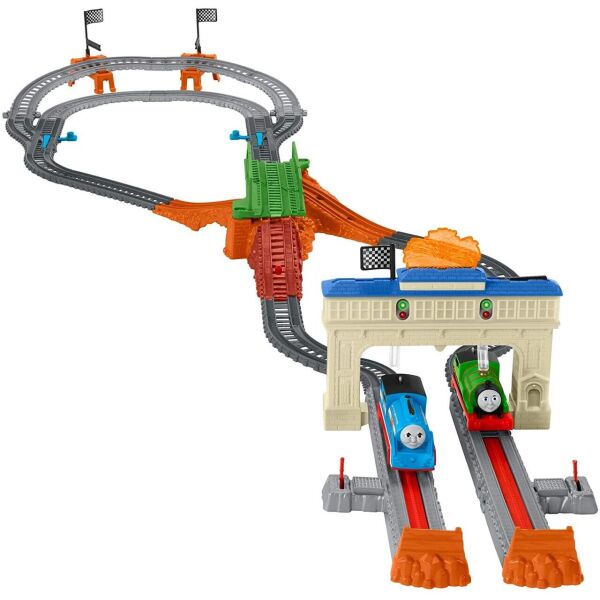 Моторизованная железная дорога Fisher-Price TrackMaster Thomas Railway Race Set Большие гонки (GLK47)
Моторизованная железная дорога Fisher-Price TrackMaster Thomas Railway Race Set Большие гонки (GLK47)
