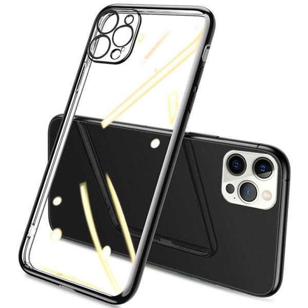 Прозрачный силиконовый чехол глянцевая окантовка Full Camera для Apple iPhone 13 Pro (6.1") Черный
Прозрачный силиконовый чехол глянцевая окантовка Full Camera для Apple iPhone 13 Pro (6.1") Черный