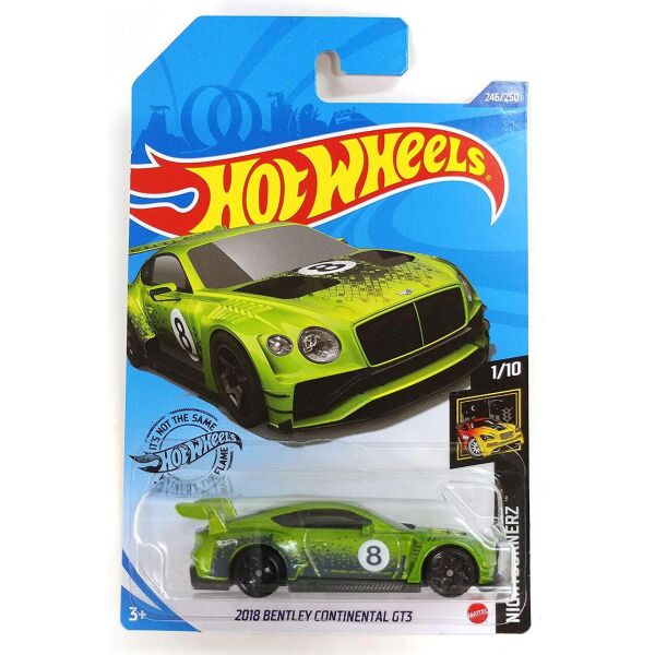 Машинка Hot Wheels 2018 Bentley Continental GT3 1/10 Nightburnerz 2020 Mattel GHB29-M9COB
Машинка Hot Wheels 2018 Bentley Continental GT3 1/10 Nightburnerz 2020 Mattel GHB29-M9COB
