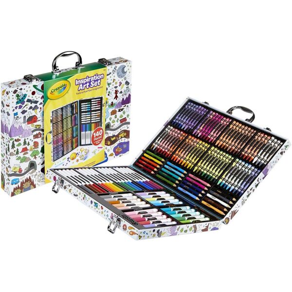 Набор для рисования Crayola Imagination Inspiration Art Case, 140 Count Арт кейс (40530)
Набор для рисования Crayola Imagination Inspiration Art Case, 140 Count Арт кейс (40530)