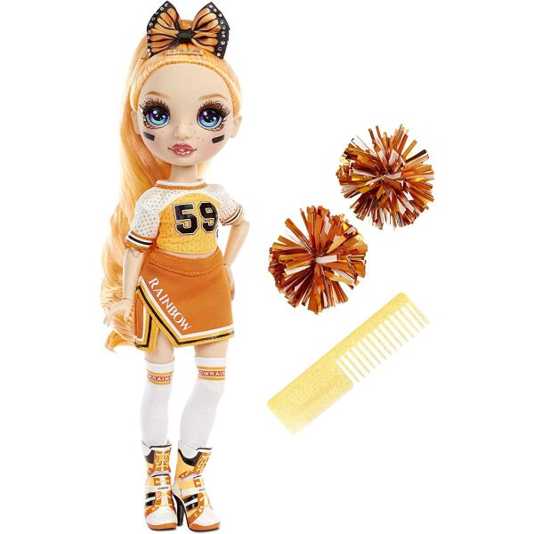 Игровой набор с шарнирной куклой Rainbow Poppy Rowan Cheerleader Поппи Роуэн с аксессуарами
Игровой набор с шарнирной куклой Rainbow Poppy Rowan Cheerleader Поппи Роуэн с аксессуарами