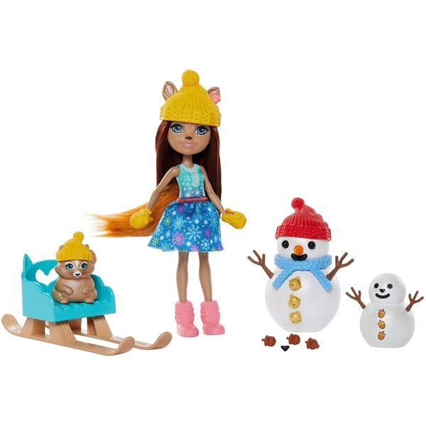 Игровой набор Enchantimals Snowman Face-Off With Sharlotte Squirrel & Walnut Белочки и снеговички (GNP16)
Игровой набор Enchantimals Snowman Face-Off With Sharlotte Squirrel & Walnut Белочки и снеговички (GNP16)