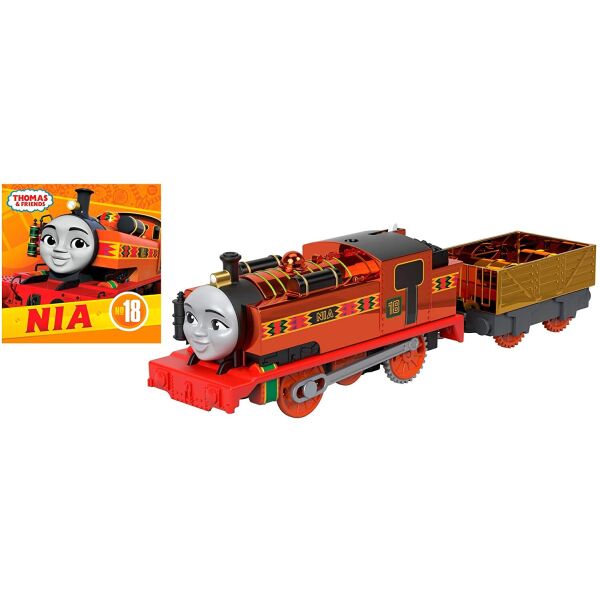 Моторизованный паравозик Ниа Fisher-Price Thomas & Friends TrackMaster Celebration Nia & Storybook (GNB48)
Моторизованный паравозик Ниа Fisher-Price Thomas & Friends TrackMaster Celebration Nia & Storybook (GNB48)