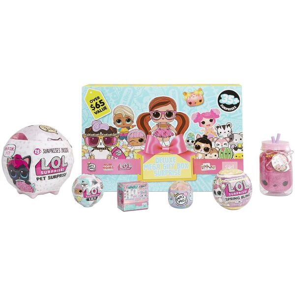 Большой игровой набор L.O.L. Surprise! Deluxe Mega Gift Box Surprise – Mystery Gift Box с 35+ сюрпризами (574903)
Большой игровой набор L.O.L. Surprise! Deluxe Mega Gift Box Surprise – Mystery Gift Box с 35+ сюрпризами (574903) 