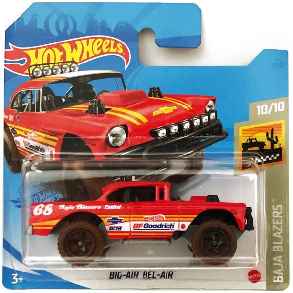 Машинка Хот Вилс Hot Wheels Big-Air Bel-Air BAJA BLAZERS - 2021 Mattel GRX71 - M521
Машинка Хот Вилс Hot Wheels Big-Air Bel-Air BAJA BLAZERS - 2021 Mattel GRX71 - M521