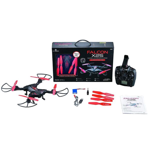Квадрокоптер Falcon Sky Drones X25 Live Streaming Drone Сложный с дополнительный аккумулятор (FD2500)
Квадрокоптер Falcon Sky Drones X25 Live Streaming Drone Сложный с дополнительный аккумулятор (FD2500)