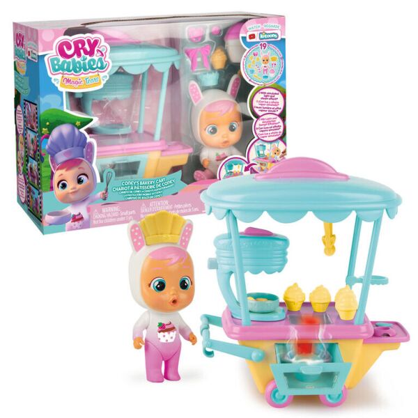 Игровой набор IMC Toys Cry Babies Magic Tears Coney's Bakery Cart Тележка для выпечки Кони (80867)
Игровой набор IMC Toys Cry Babies Magic Tears Coney's Bakery Cart Тележка для выпечки Кони (80867)