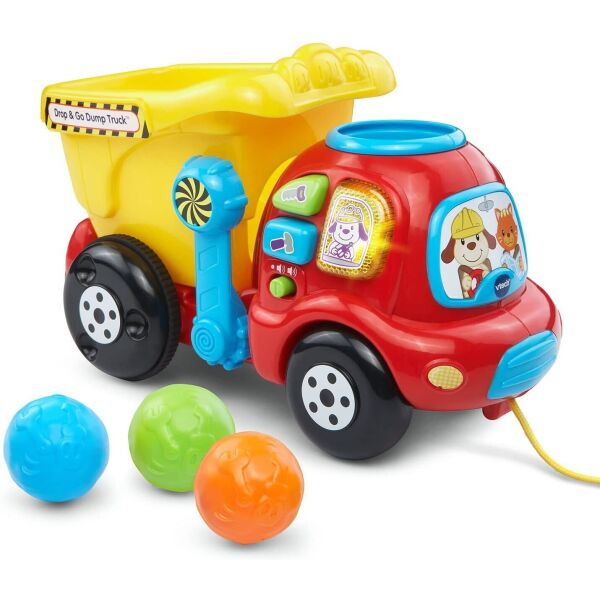 Развивающая игрушка VTech Drop and Go Dump Truck Музыкальный грузовик самосвал (80-166500)
Развивающая игрушка VTech Drop and Go Dump Truck Музыкальный грузовик самосвал (80-166500)