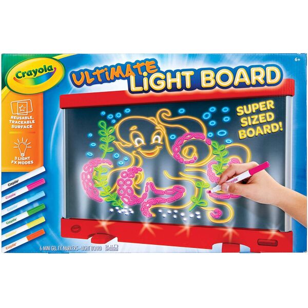 Доска для рисования с подсветкой Crayola Ultimate Light Board Drawing Tablet Красный (747237)
Доска для рисования с подсветкой Crayola Ultimate Light Board Drawing Tablet Красный (747237)