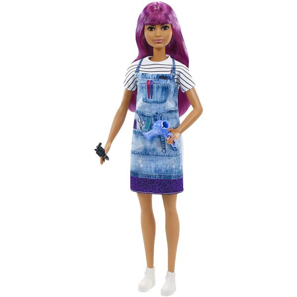Кукла Barbie You can be Anything Salon Stylist Doll Парикмахер-стилист фиолетовые волосы (GTW36)
Кукла Barbie You can be Anything Salon Stylist Doll Парикмахер-стилист фиолетовые волосы (GTW36)