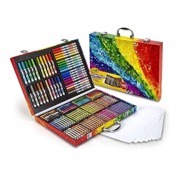 Набор для рисования Crayola, Rainbow Inspiration Art Case 140 Count Art Set Арт кейс (04-2532)
Набор для рисования Crayola, Rainbow Inspiration Art Case 140 Count Art Set Арт кейс (04-2532)