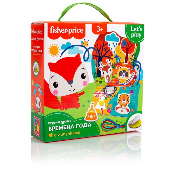 Игра-шнуровка "Fisher Price. Времена года" (рус.), в корр. 18*18*5см, Украина, ТМ Влады Тойс (14)
Игра-шнуровка "Fisher Price. Времена года" (рус.), в корр. 18*18*5см, Украина, ТМ Влады Тойс (14)