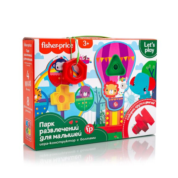 Игра-конструктор с болтами "Fisher-Price. Парк развлеченный для малышей" рус., в корр. 27*20*6см, Украина, ТМ Влады Тойс
Игра-конструктор с болтами "Fisher-Price. Парк развлеченный для малышей" рус., в корр. 27*20*6см, Украина, ТМ Влады Тойс