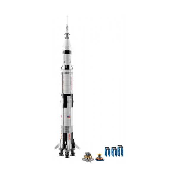 Блочный конструктор lego ideas ракетно-космическая система наса «сатурн-5-аполлон» 1969 деталей (92176)
Блочный конструктор lego ideas ракетно-космическая система наса «сатурн-5-аполлон» 1969 деталей (92176)