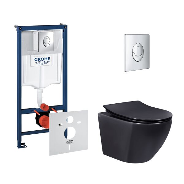 Набор инсталляция 4 в 1 Grohe Rapid SL 38721001 + унитаз с сиденьем Qtap Robin QT1333046ERMB
Набор инсталляция 4 в 1 Grohe Rapid SL 38721001 + унитаз с сиденьем Qtap Robin QT1333046ERMB