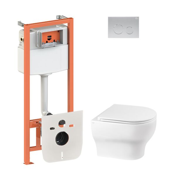 Набор Qtap инсталляция 4 в 1 с панелью смыва Nest (QT0133M425 + QT0111M11111SAT) + унитаз с сиденьем Aries QT0333063ERW
Набор Qtap инсталляция 4 в 1 с панелью смыва Nest (QT0133M425 + QT0111M11111SAT) + унитаз с сиденьем Aries QT0333063ERW