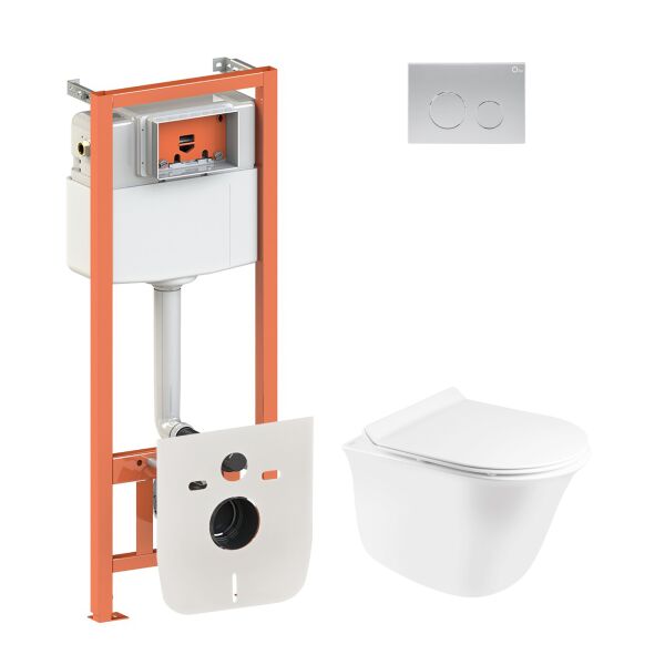 Набор Qtap инсталляция 4 в 1 с панелью смыва Nest (QT0133M425 + QT0111M11111SAT) + унитаз с сиденьем Virgo QT1833051ERW
Набор Qtap инсталляция 4 в 1 с панелью смыва Nest (QT0133M425 + QT0111M11111SAT) + унитаз с сиденьем Virgo QT1833051ERW