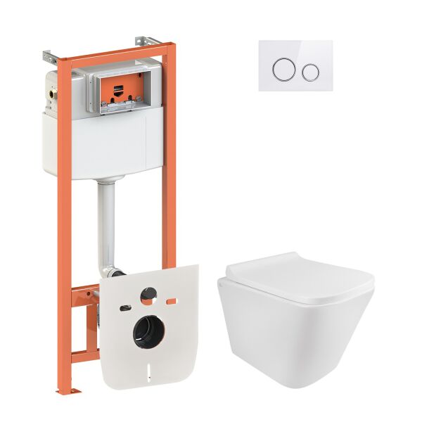 Набор Qtap инсталляция 4 в 1 с панелью смыва Nest (QT0133M425 + QT0111M11V1114W) + унитаз с сиденьем Tern QT1733052ERW
Набор Qtap инсталляция 4 в 1 с панелью смыва Nest (QT0133M425 + QT0111M11V1114W) + унитаз с сиденьем Tern QT1733052ERW