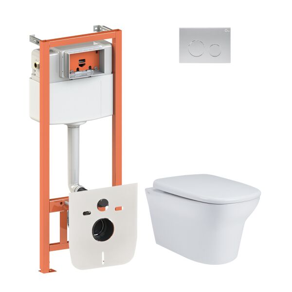Набор Qtap инсталляция 4 в 1 с панелью смыва Nest (QT0133M425 + QT0111M11111SAT) + унитаз с сиденьем Gemini QT25332614EW
Набор Qtap инсталляция 4 в 1 с панелью смыва Nest (QT0133M425 + QT0111M11111SAT) + унитаз с сиденьем Gemini QT25332614EW