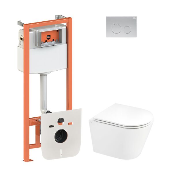 Набор Qtap инсталляция 4 в 1 с панелью смыва Nest (QT0133M425 + QT0111M11111SAT) + унитаз с сиденьем Scorpio QT1433053ERW
Набор Qtap инсталляция 4 в 1 с панелью смыва Nest (QT0133M425 + QT0111M11111SAT) + унитаз с сиденьем Scorpio QT1433053ERW