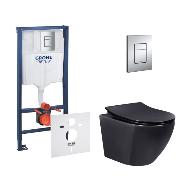 Набор инсталляция 4 в 1 Grohe Rapid SL 38772001 + унитаз с сиденьем Qtap Robin QT1333046ERMB
Набор инсталляция 4 в 1 Grohe Rapid SL 38772001 + унитаз с сиденьем Qtap Robin QT1333046ERMB