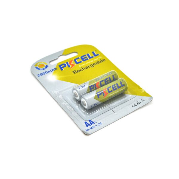 Аккумулятор PKCELL 1.2V AA 2800mAh NiMH Rechargeable Battery, 2 штуки в блистере цена за блистер, Q12
Аккумулятор PKCELL 1.2V AA 2800mAh NiMH Rechargeable Battery, 2 штуки в блистере цена за блистер, Q12