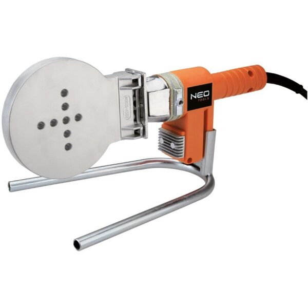 Паяльник для пластикових труб NEO Tools, 1200 Вт, 16- 110мм, PTFE-покриттие, 260°С, 6.9кг, кейс
Паяльник для пластикових труб NEO Tools, 1200 Вт, 16- 110мм, PTFE-покриттие, 260°С, 6.9кг, кейс